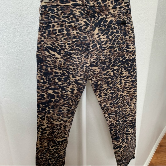 JEN7 Leopard Print Stretch Ankle Skinny Jean - Picture 8 of 12